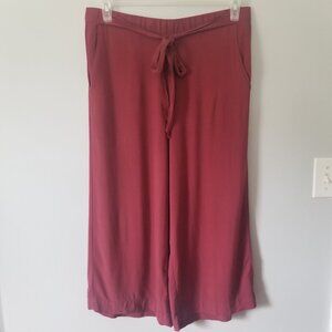 Terranova wide leg capri pants L